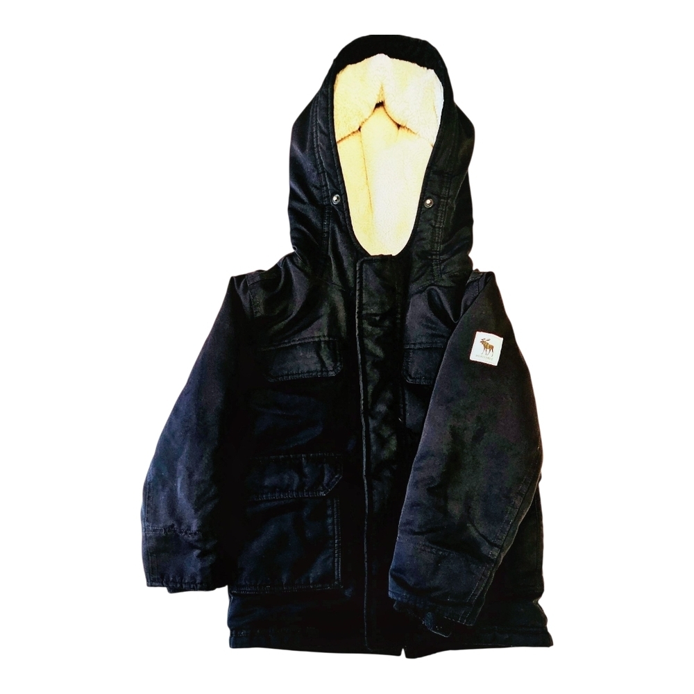 Abercrombie Kids Coat Faux‎ Fur Lining Size 5 6